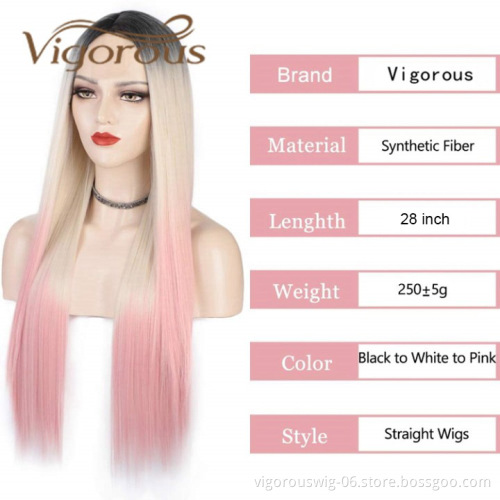 Xuchang Products Instant 28 Inches Thick Hair Extensions Long Premium Fiber Synthetic Hair  Heat Resistant For Black Women Wigs